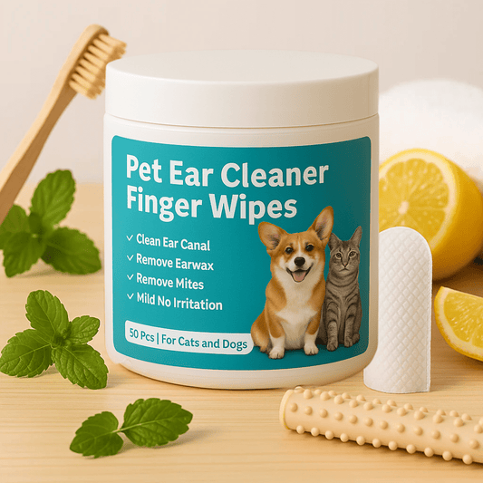 Elarie™ Natural Pet Ear Finger Wipes
