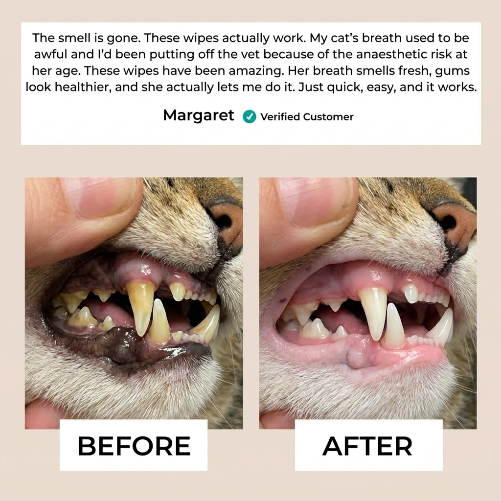 Elarie™ Natural Pet Dental Finger Wipes